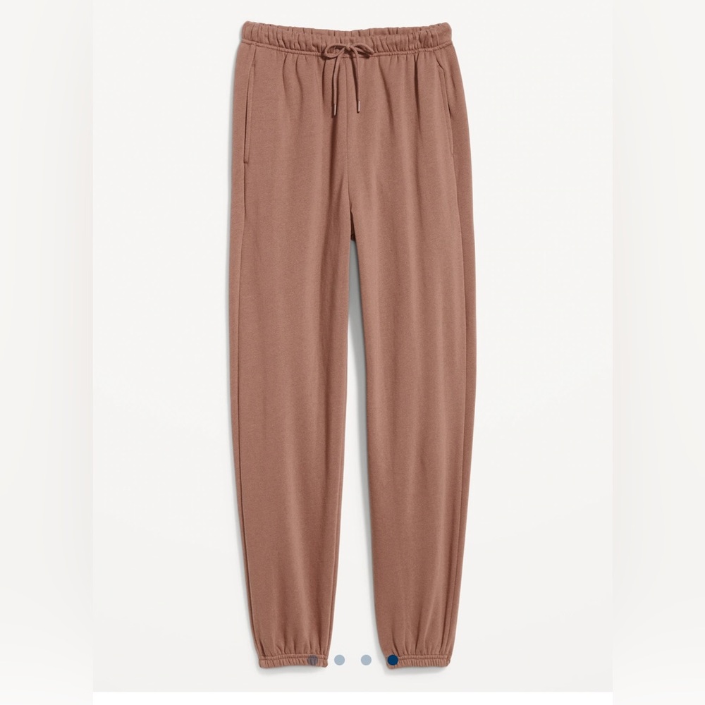 x2 Old Navy Extra High-Waisted Jogger Sweatpants Taupe & Sage - size small